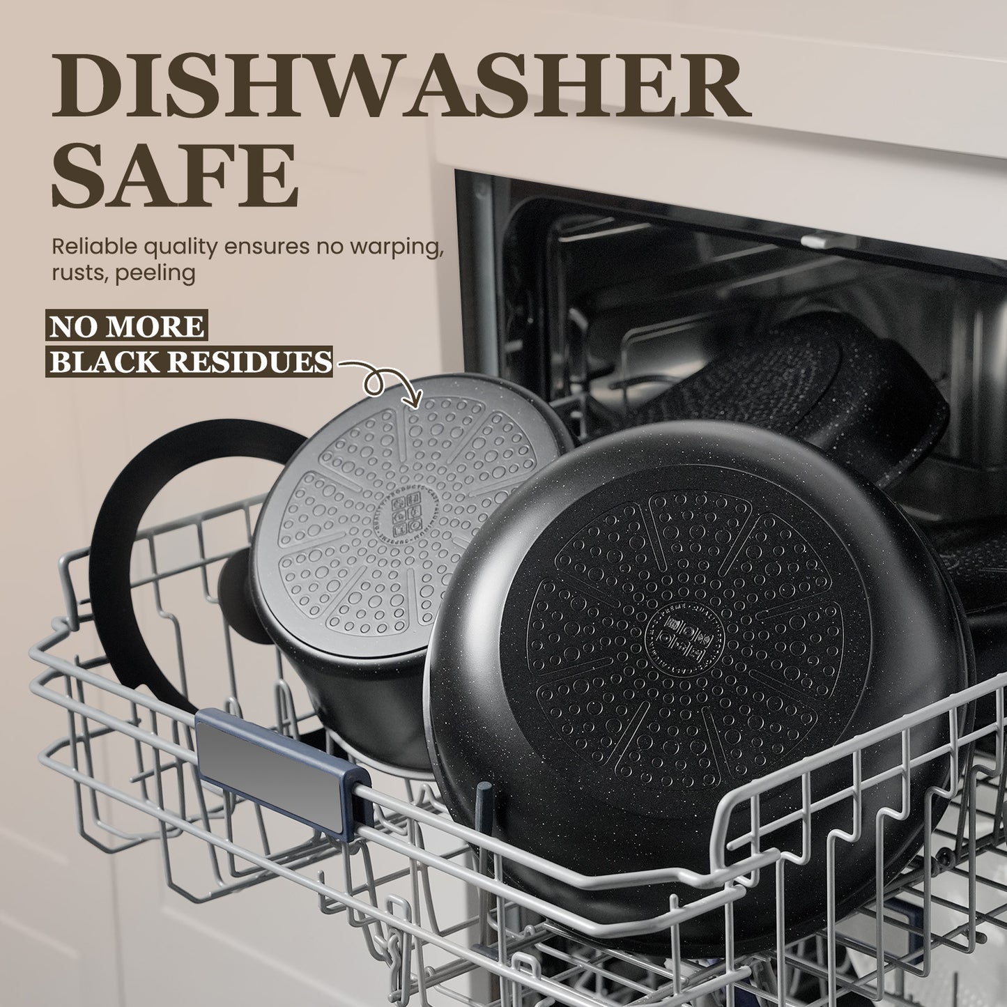 KIKCOIN Pots and Pans Set, 30 Pack Nonstick Cookware Set Detachable Handle, Induction RV Kitchen Cooking Set with Removable Handle, Frying Pans, Casserole - Dishwasher/Oven Safe, PFOA Free